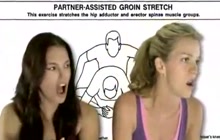 Groping with fitness trainer