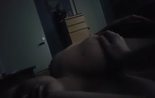 Sleeping girl gets her boobs fondled